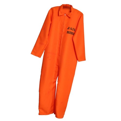 Orange convict boiler suit - orange,