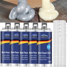 3/5X Liquid Metal Filler, Metal Repair Gel Paste A&B, Metal Bonding Repair Paste