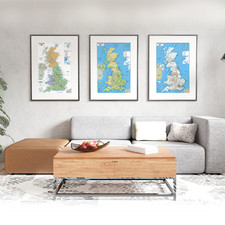 UK MAP POSTER GREAT BRITAIN