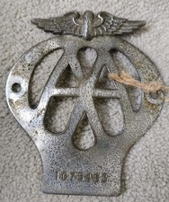 Vintage AA Badge no. 1C75463