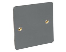 Chrome 1 Gang Blanking Plate