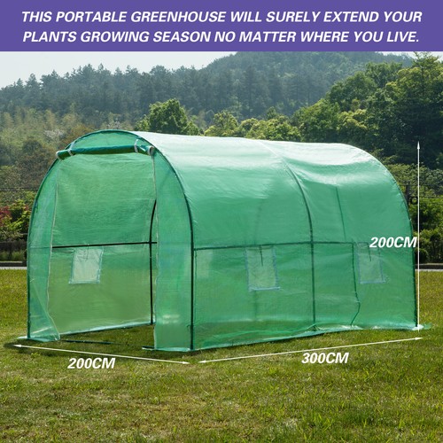 Walk greenhouse 3mx2m polly - 3mx2m,