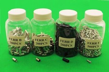CYCLE WORKSHOP FERRULES AND CABLE END CRIMPS, BULK DISPENSING BOTTLES 200, 500