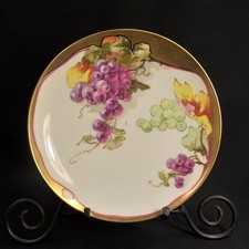 Coronet Limoges Plate Purple