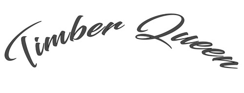 Timber queen truck sticker - timber,