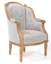 Rare Antique French 19th Century Louis XVI Gilt Children’s Parlour Armchair