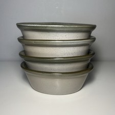 4 X MOIRA Stoneware Bowl Grey Pot/Pudding Bowl Oven To Table Dish 14.5cm