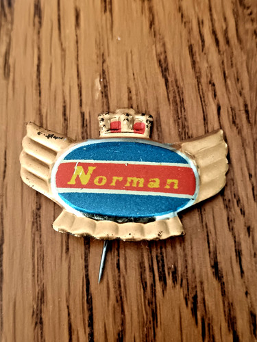 Vintage tin plate norman motor - tin,