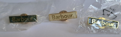 Barbour pin badges 3 - pin, badges.