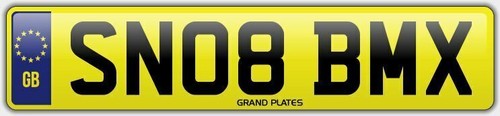 Bmx snob number plate - snob,