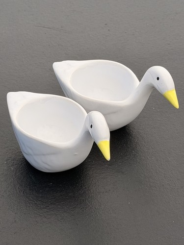 Vintage 1990s ceramic goose - ceramic,