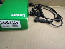 TOYOTA STARLET  1.3 12V IGNITION SPARK PLUG LEAD SET LUCAS LUC 4551