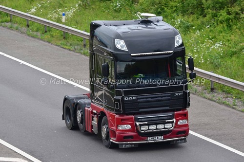 Truck photo 12x8 - daf, xf105
