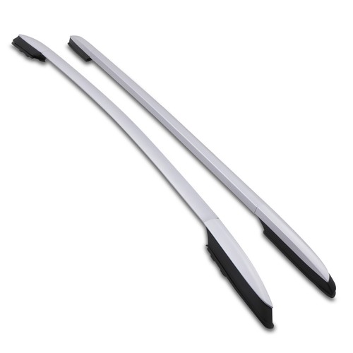 Aluminium silver roof rails - roof,