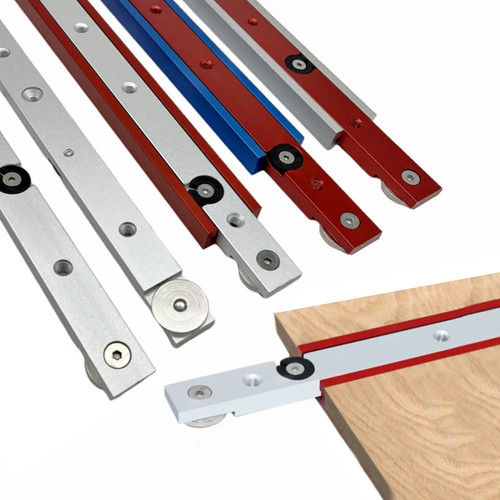 Aluminum track miter gauge - track,