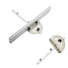 Efficient Woodworking Table Saw Miter Gauge with Aluminium Oxide Rails
