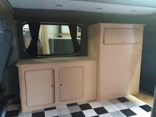 MDF Camper Campervan Interior Kitchen Cupboard SWB T4 T5 T6 VW Vivaro Transit