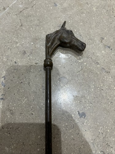 Brass horsehead boot and shoe - horsehead,