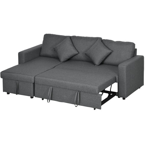 Homcom corner sofa bed - homcom,