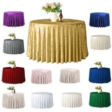 Round Velvet Fabric Tablecloth