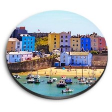 Round MDF Magnets - Tenby