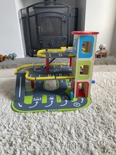 Large Wooden Toy Garage With
