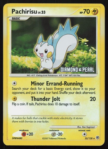Pachirisu 035 130 promo burger - promo,