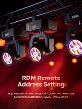 Portable 6x10W RGBWYP LED