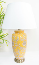 Yellow White Floral Pattern