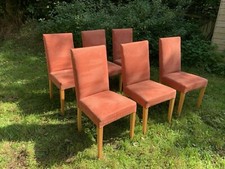 6 upholstered dining chairs