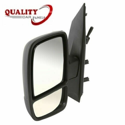 Door wing mirror manual - manual, black