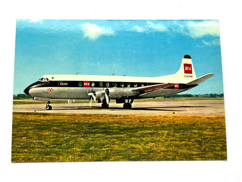 Aviation airline postcard bea - airline,