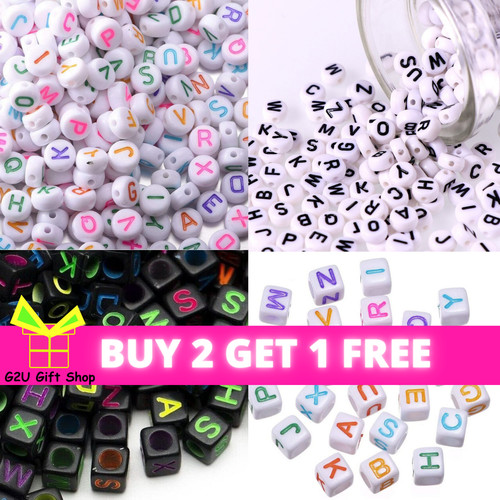 200 alphabet beads letter - alphabet,