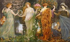 Mosaic Ceramic Panel of Walter