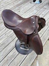 Bespoke Leather Horse Saddle Stool Adjustable Height Bar Counter Unique Stirrup