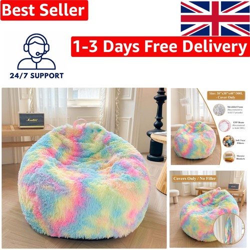 Giant fur bean bag chair - bag, for