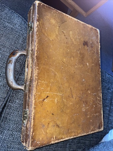 Vintage leather briefcase - vintage,