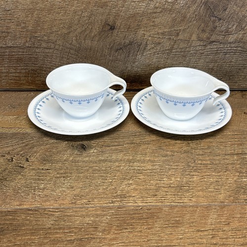 Vintage corelle snowflake blue - corelle,