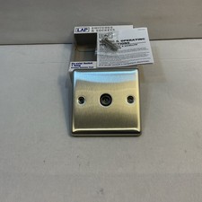 LAP Co- axial 1 Gang Socket Brushed Stainless Steel New Boxed