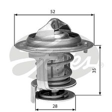 Gates Thermostat for Daihatsu Hijet HC-E 1.3 Litre Petrol May 1998 to May 2005