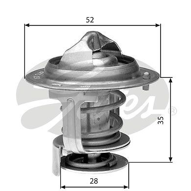 Gates thermostat for - thermostat, daihatsu