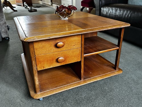1970s retro teak - coffee, table