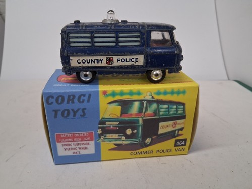 Corgi 464 commer police van - police,