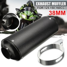 38mm Motorcycle Exhaust Muffler Pipe Quad Dirt Pit Bike ATV 90 /110 /125