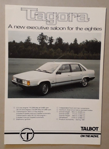 Talbot tagora preview - tagora,