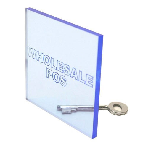 Fluorescent blue acrylic - blue,