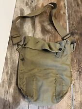 Canvas Gas Mask Bag Green