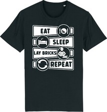 Brickie Bricklayer Eat Sleep