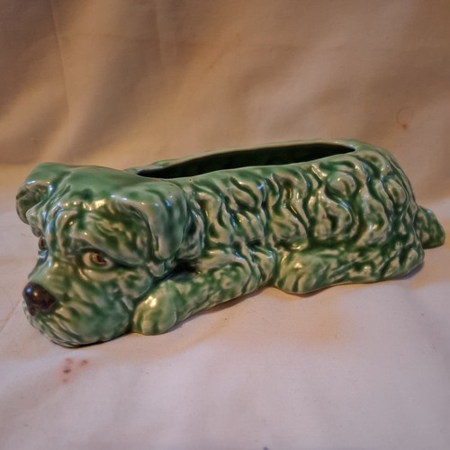 Sylvac dog posy - dog, vase