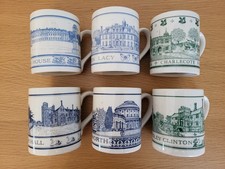 6 National Trust Mugs. Brand New, Mint. Some Have Original Price Tags!  Batch #1